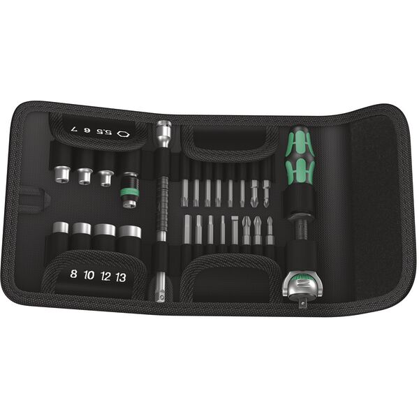 WERA Zyklop Speed Steckschlüssel- und Bit Satz 1/4" 8000 A 26-teilig