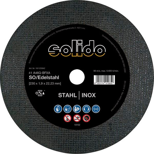 SOLIDO Trennscheibe gerade 125 x 1.0 mm 2in1 dünn
