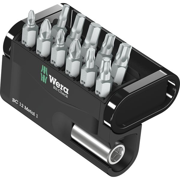 WERA Bit-Check 12 Metal 1 Phillips/Pozidriv/Torx® 12-teilig