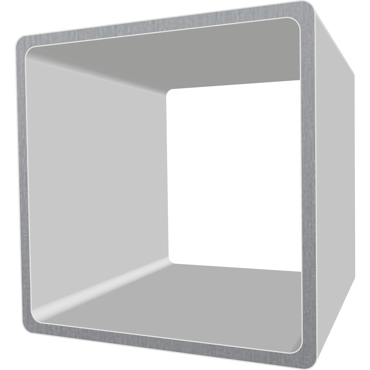 Quadratisches Niro-Formrohr 1.4301 geschweißt á 6m