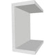 Alu U-Profil EN AW-6060 T66 - HL 6m